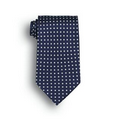 Navy Blue Newport Polka Dot Wet Dyed Silk Tie